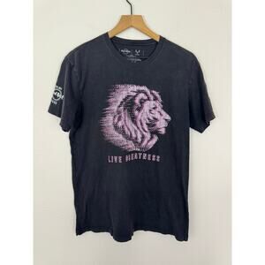 Hard Rock Messi Tampa Bay Graphic Tee Lion Print Size Large